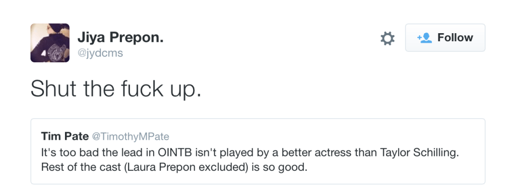 Timothy Pate Twitter OITNB