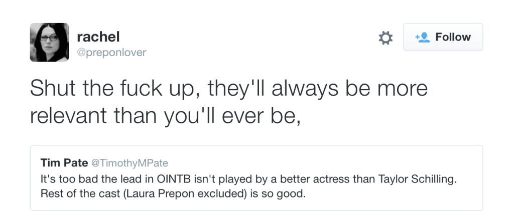 Timothy Pate Twitter OITNB